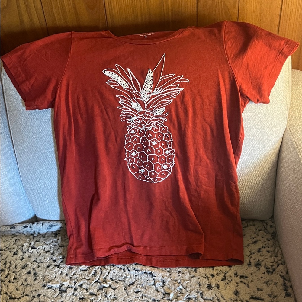 J. Crew Rust color Collector Tee